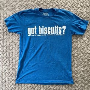 "Got Biscuits?" Loveless Cafe T-Shirt (Royal Blue)